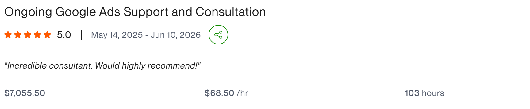 Google Ads client result 3