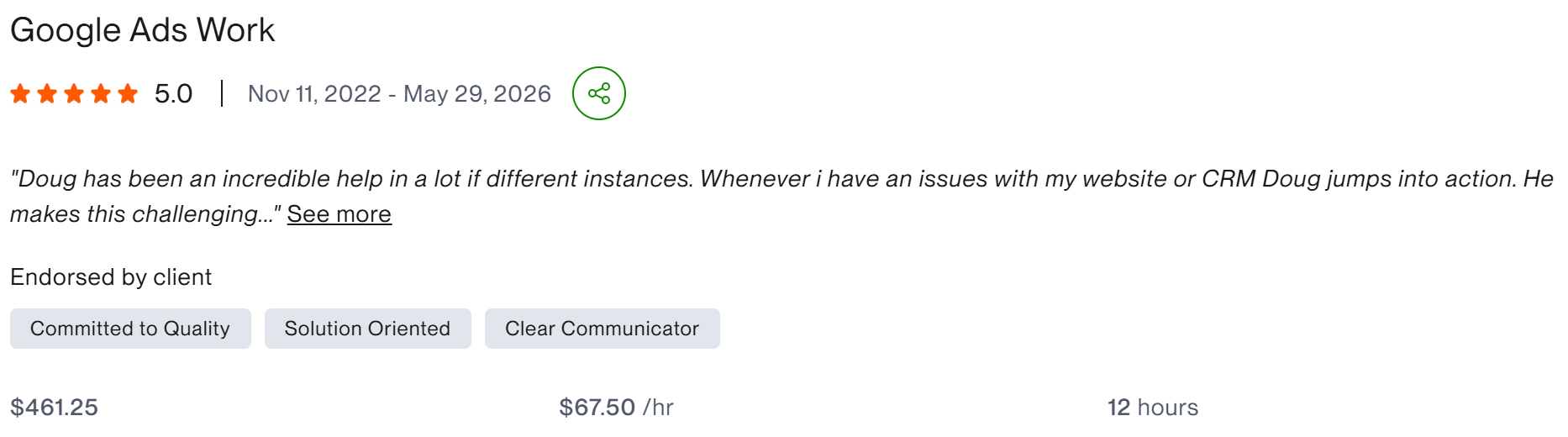 Google Ads client result 4