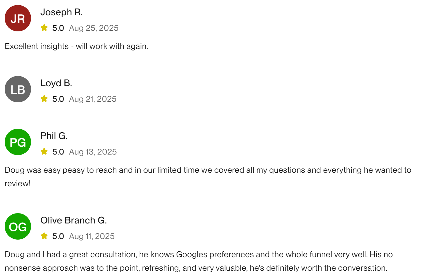 Consultation review screenshot 7