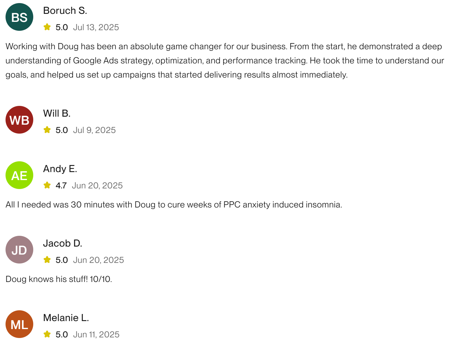 Consultation review screenshot 9
