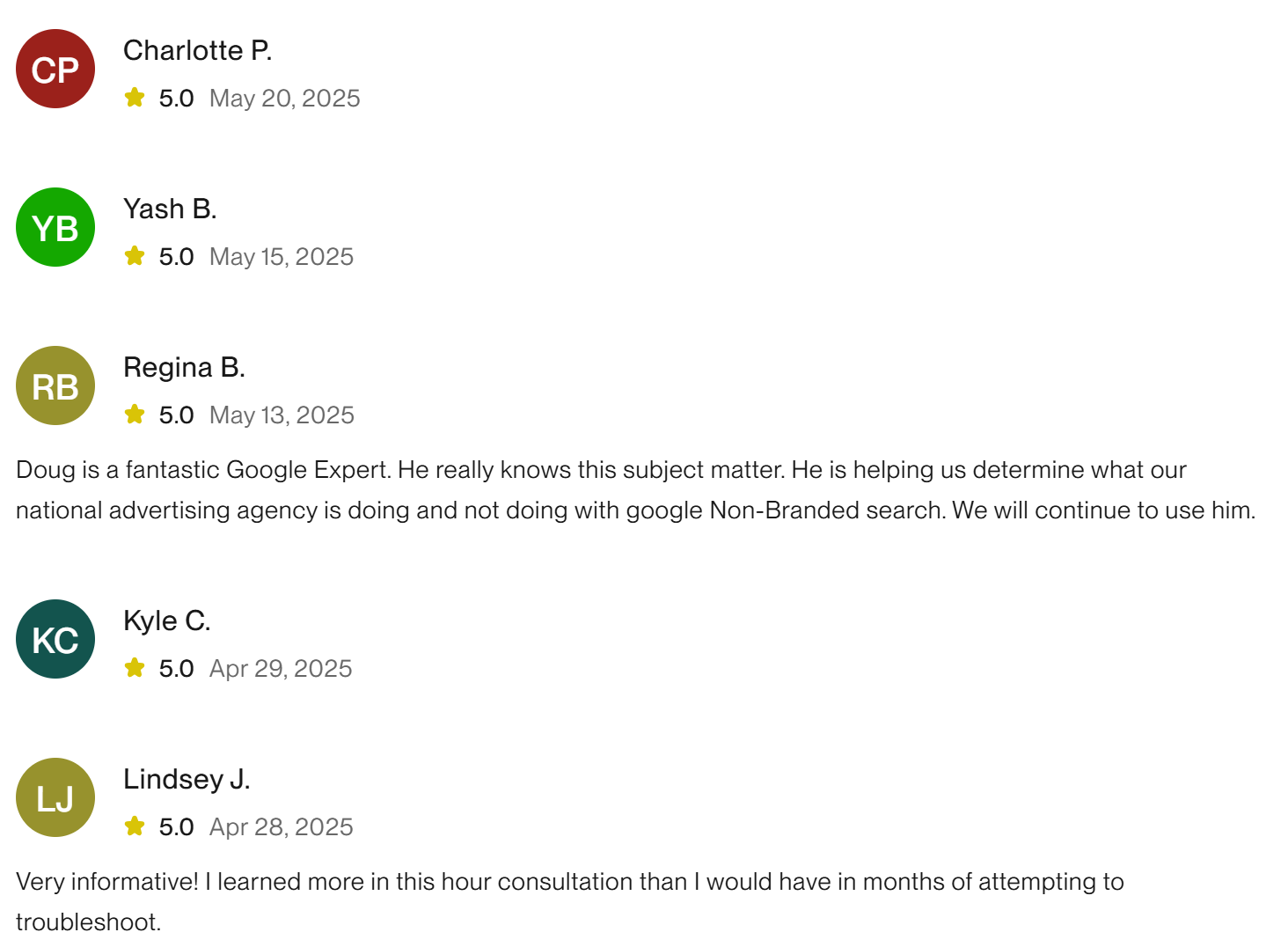 Consultation review screenshot 11