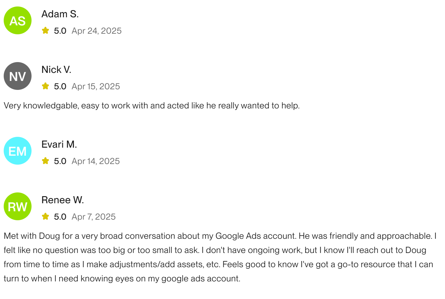 Consultation review screenshot 12