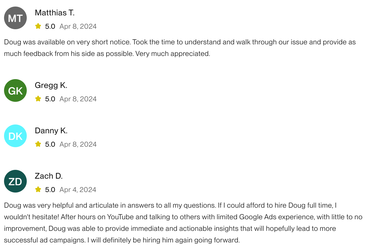 Consultation review screenshot 39