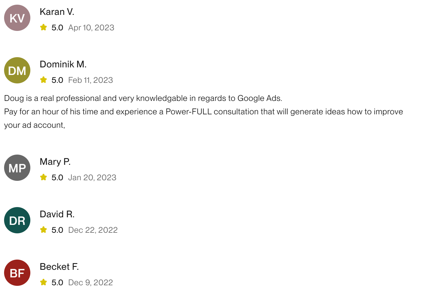 Consultation review screenshot 51